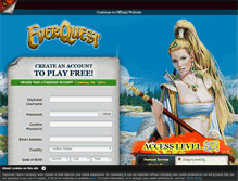 Tablet Screenshot of everquest.com